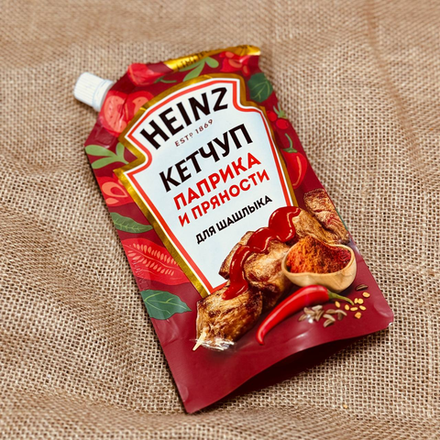 Кетчуп «Heinz» паприка и пряности для шашлыка 320 грамм