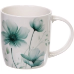 Кружка керамическая 350мл «Цветочная акварель», микс рисунков