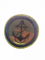 Шеврон круглый вышитый ШТАТ МП 8,5 см Флора