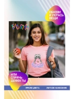 Термонаклейка на одежду, термопринт Енот