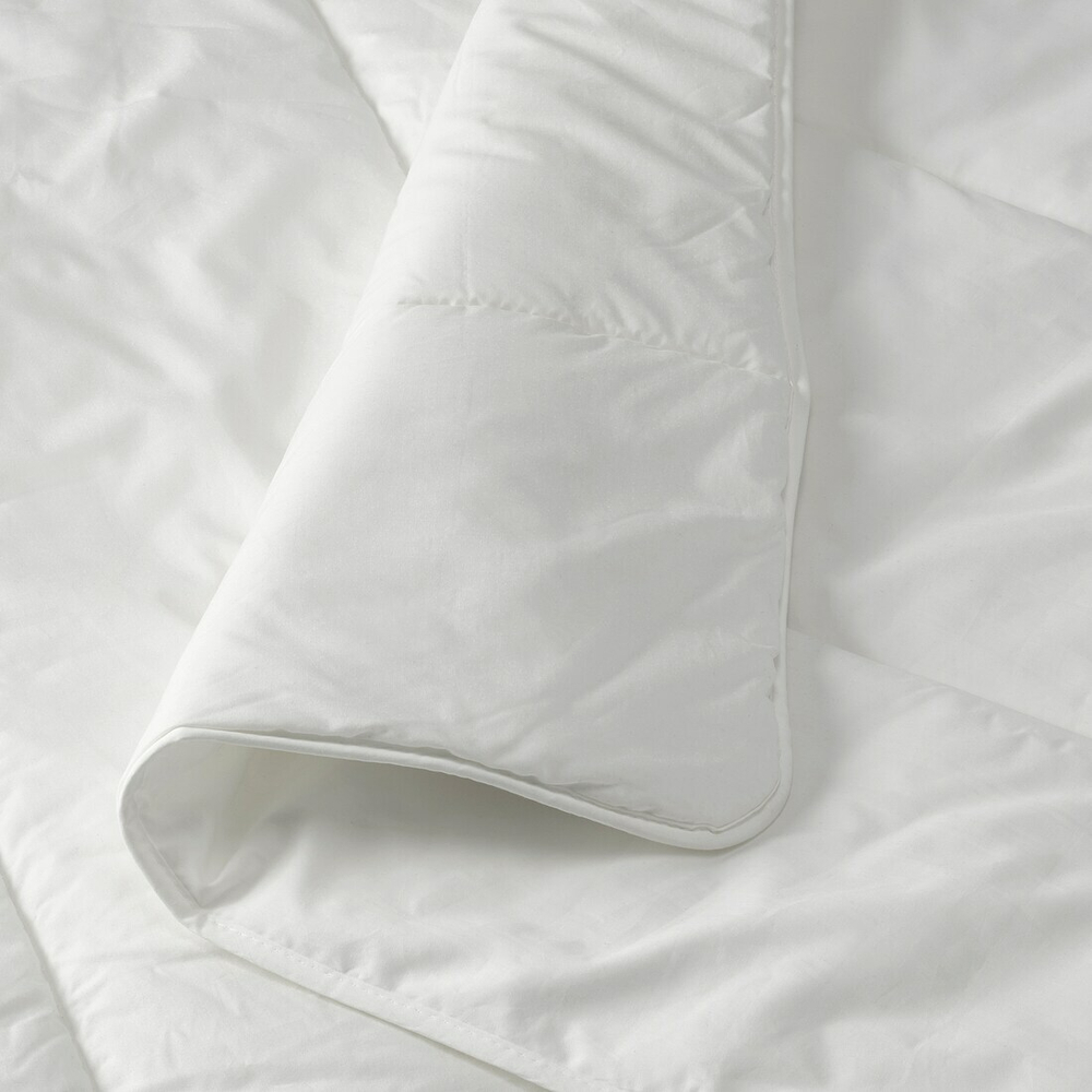 Одеяло лёгкое STJÄRNBRÄCKA, белый, 200*200 см, лиоцелл/хлопок/полое полиэстерное волокно