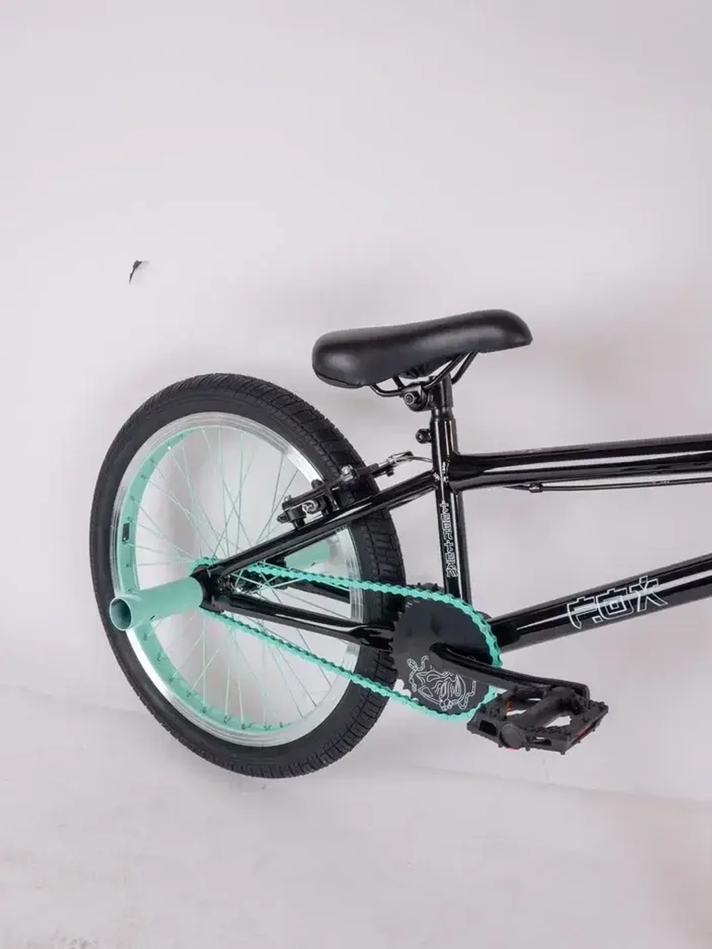 Велосипед BMX Tech Team Fox 20" 2023 черно-бирюзовый
