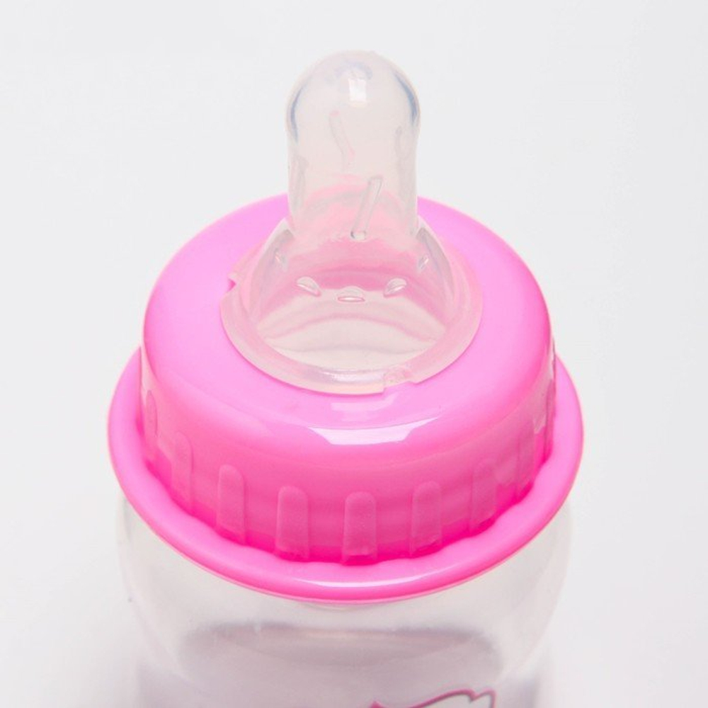 3630397 Бутылочка для кормления 60 мл., «Любимая дочка», цвет розовый