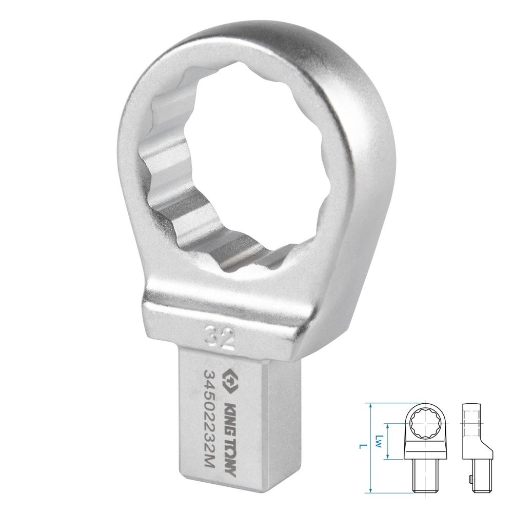 KING TONY (34502232M) Насадка накидная серии "FIT", 32 мм, 14х18 мм