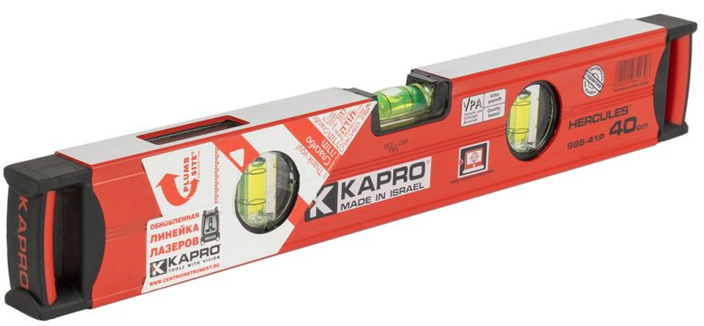 Уровень KAPRO PLUMBSITE (ПЛАМБСАЙТ) HERCULES (ГЕРКУЛЕС), ИЗРАИЛЬ, МАГНИТНЫЙ 40см.