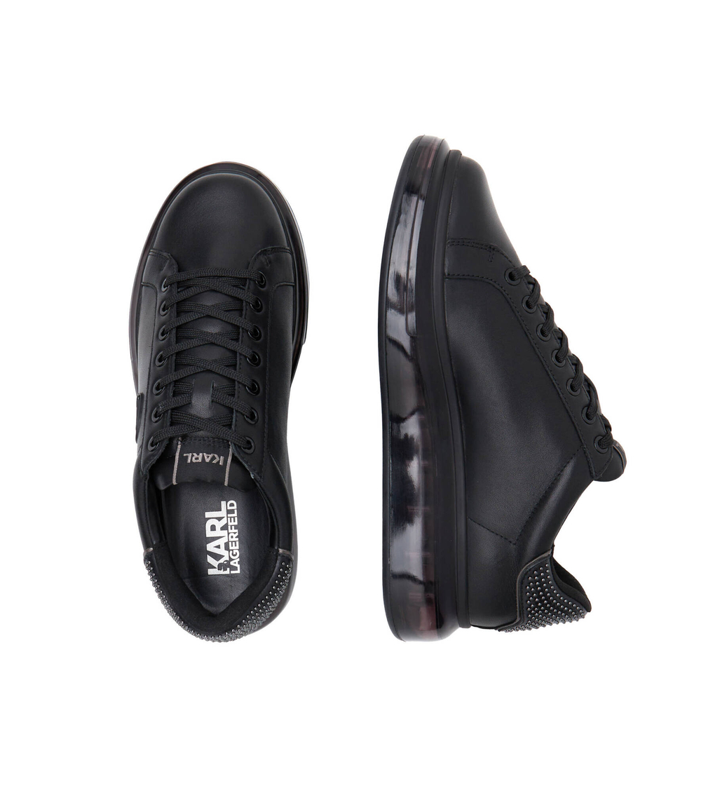 Кожаные кроссовки kapri kushion Karl Lagerfeld - черный(KL52631N)