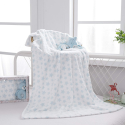 Плед детский с игрушкой Sofi De MarkO №1 голубой