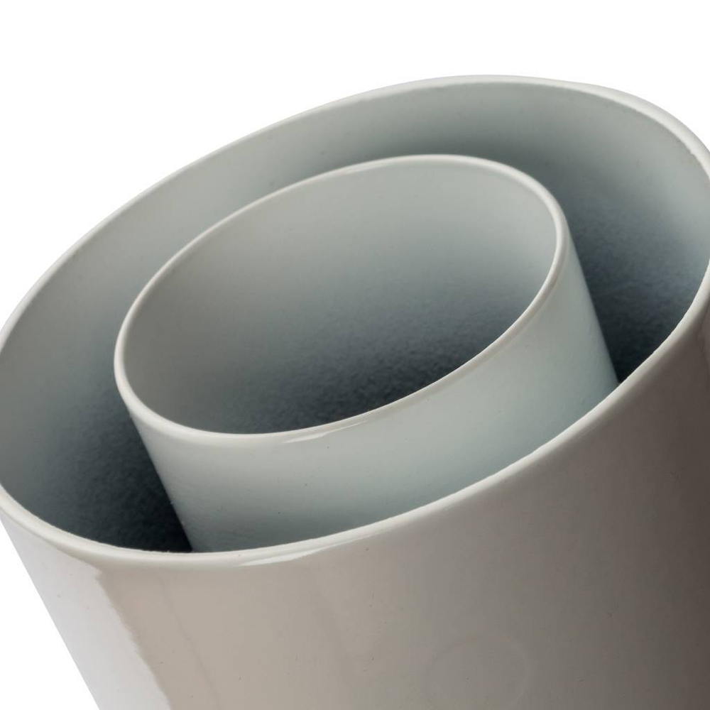 STOUT Элемент дымохода  конденсатосборник вертик.  Ø60/100, п/м уплотнения в компл. с лого