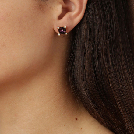 Серьги Dyrberg Kern CLARA SG PURPLE 390044