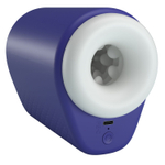 Синий автоматический вибромастурбатор Dj Lady