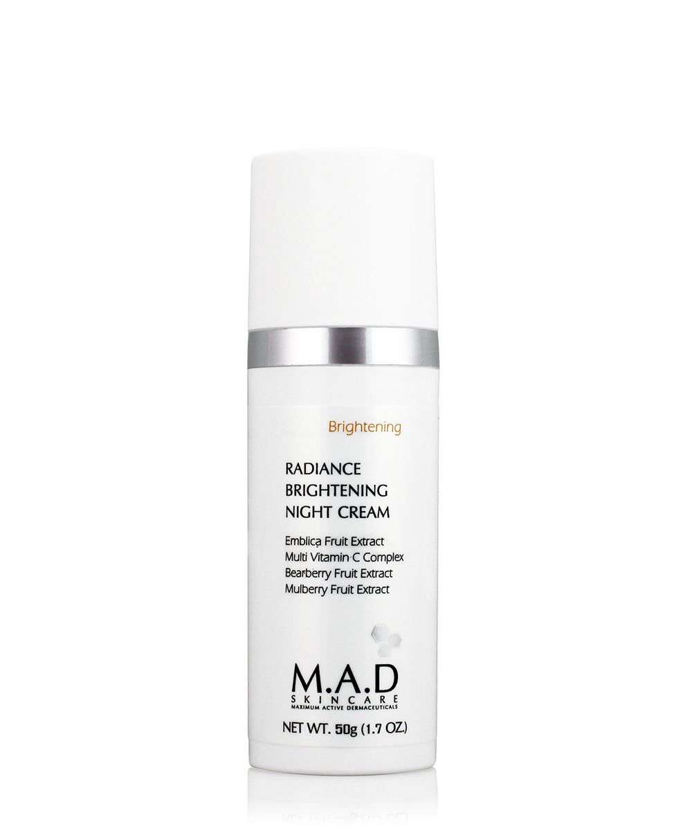 M.A.D. RADIANCE BRIGHTENING NIGHT CREAM Ночной восстанавливающий крем выравнивающий тон кожи