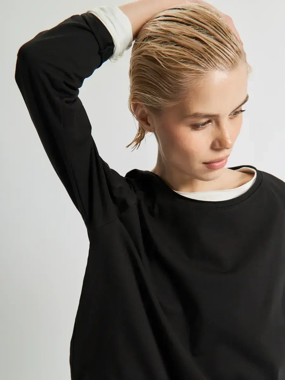 Лонгслив оверсайз реглан