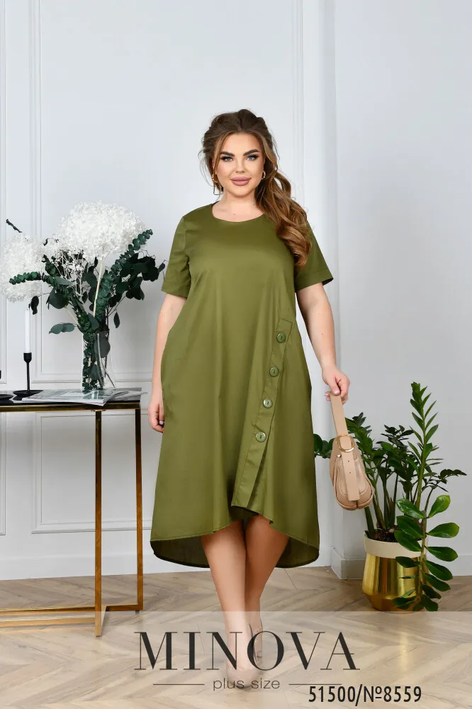 Платье 8559-хаки Minova