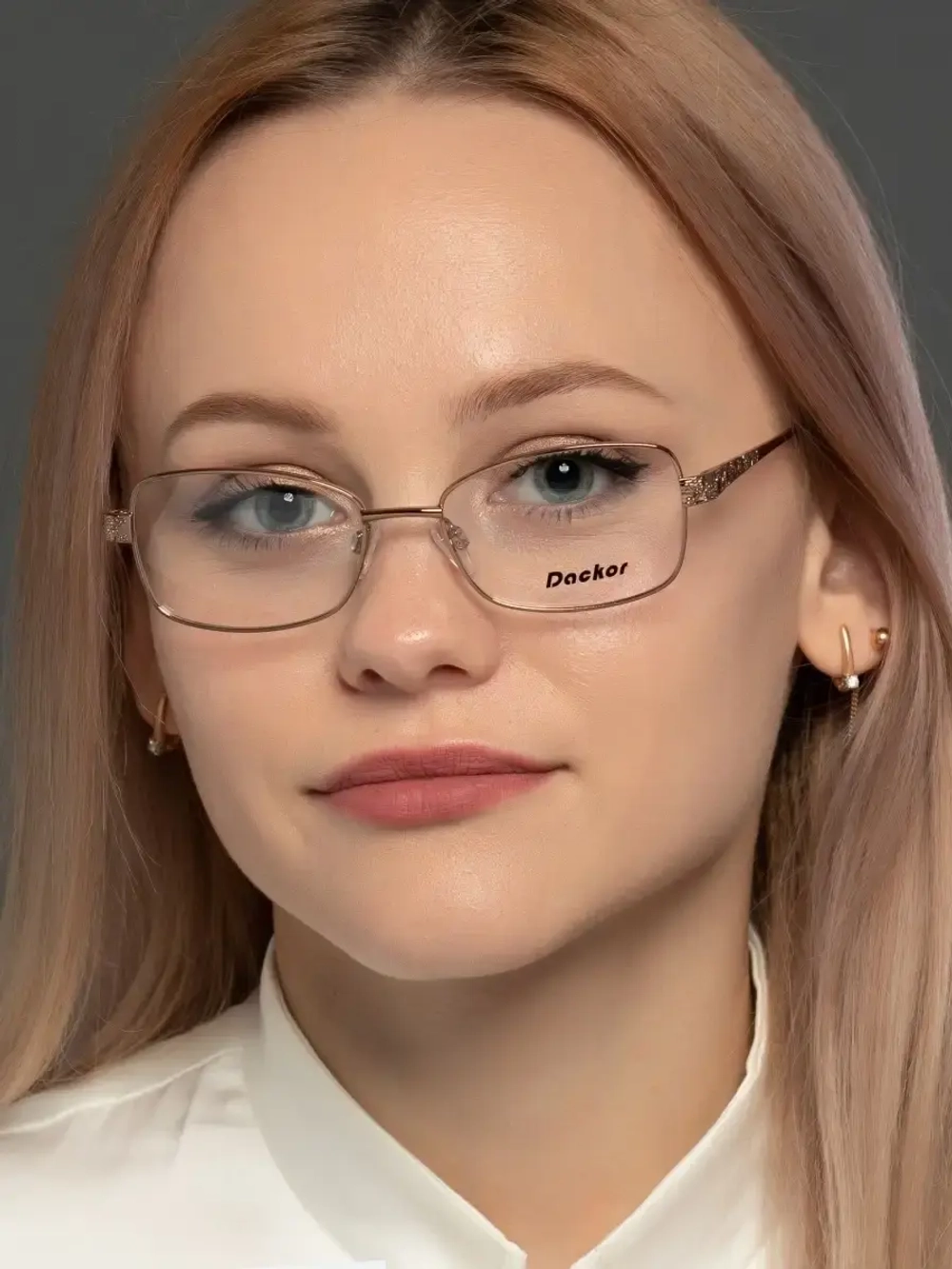 Оправа для очков для зрения женская металлическая