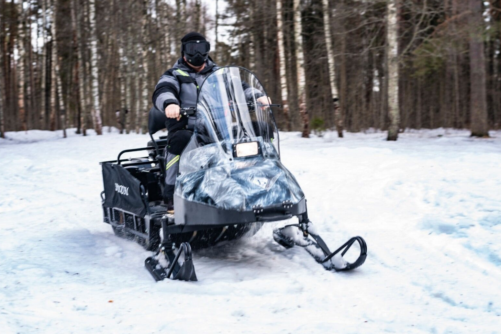 Миниснегоход Бурлак-М Егерь Стандарт 18.5 л.с. эл.запуск