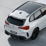 Карбоновый спойлер на крышу Sooqoo для BMW X3 G45 2025 БМВ аэродинамический тюнинг