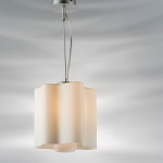 802110 Подвес NUBI 1х40W E27 ХРОМ/БЕЛЫЙ