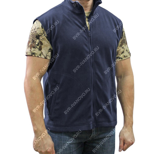 Жилет WORK (флис, синий)