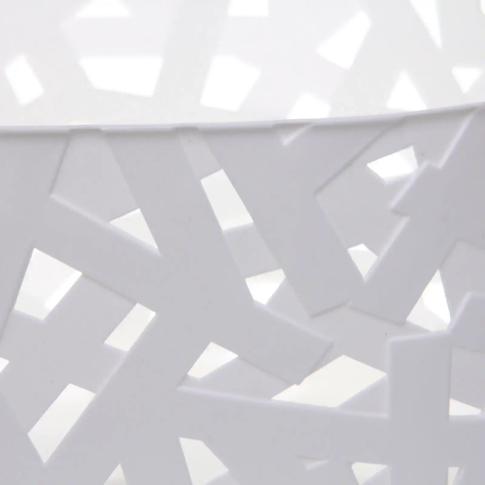 Корзина для хранения «БИСКОТТИ», цвет дымчатый белый, 29,5*21*15,5см (лейбл)