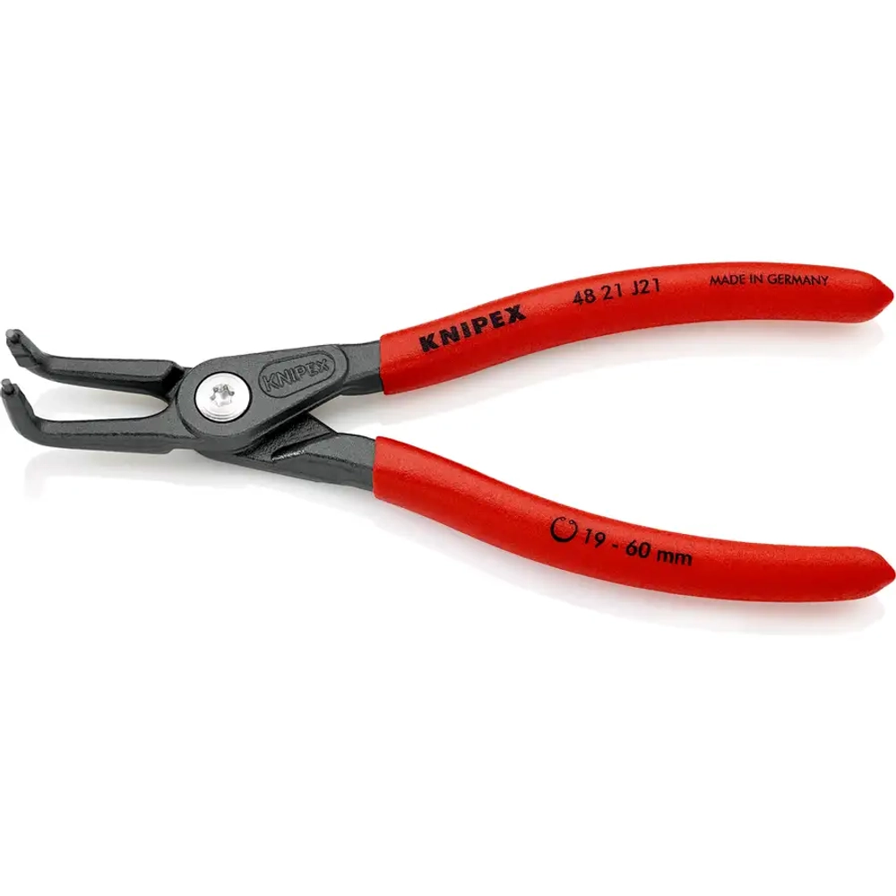 Прецизионные щипцы для стопорных колец черненая 165 мм Knipex 48 21 J21