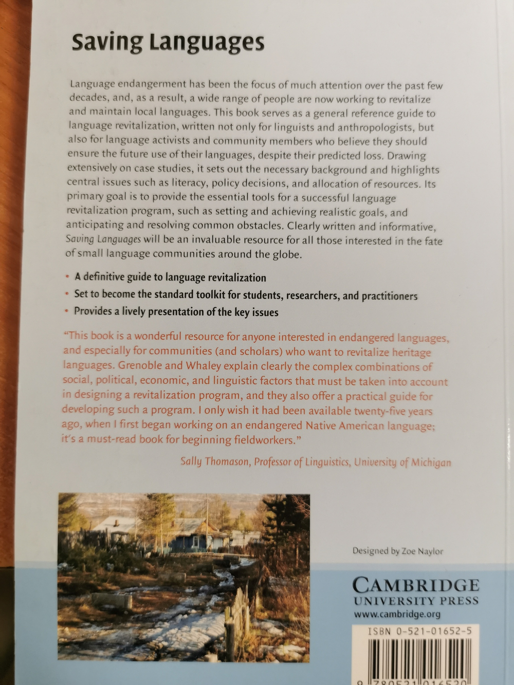 Saving Languages: An Introduction to Language Revitalization