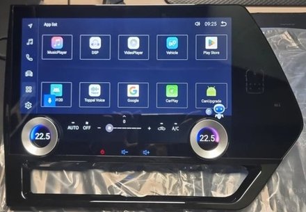 Магнитола для Toyota Highlander 4 U70 2019-2025+ Китай (взамен 12" экрана) - Carmedia ZF-3013 на Android 13, 8Гб+128Гб, 4G SIM-слот, CarPlay
