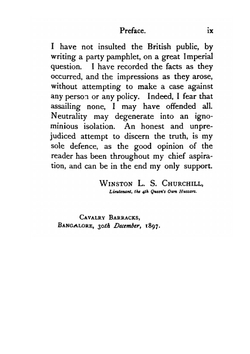 The Story of the Malakand Field Force | Winston S. Churchill