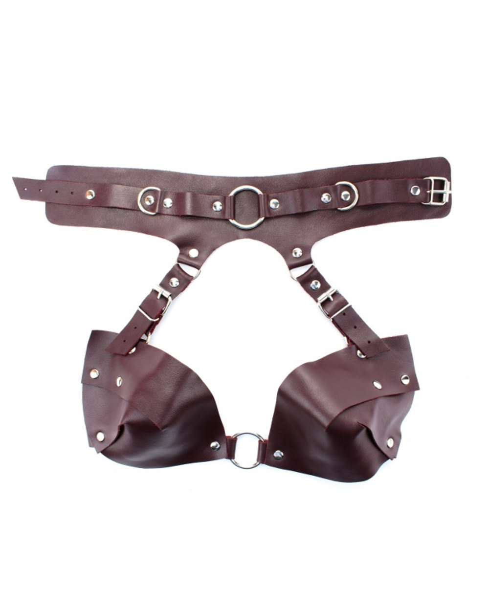 Сбруя из Ошейника с Лифом Lady's Arsenal Бордо 67018ars