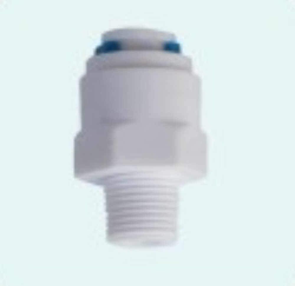 Фитинг прямой 1/4"-1/8" (трубка-резьба) QT-20 Naturewater (10-4-2)