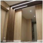 Потолочно-стеновые рейки с подсветкой из Сосны 50х30мм