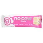 No Cow, протеиновый батончик в глазури, со вкусом праздничного торта, 12 батончиков по 60 г (2,12 унции)