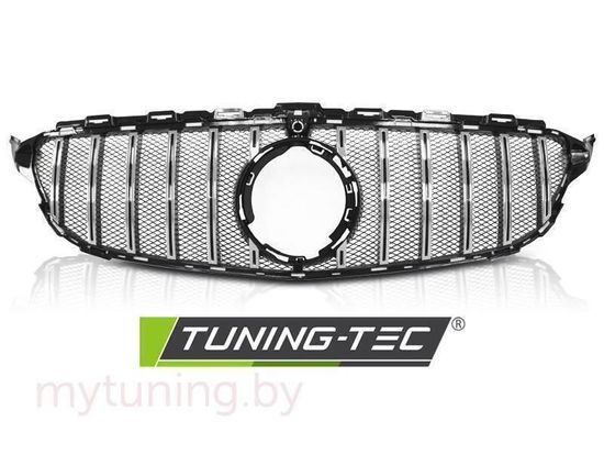 Решетка радиатора SPORT BLACK CHROME для MERCEDES W205 18-