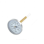 Термометр биметаллический осевой Дк80 160С L=100мм G1/2" A50.10 Wika 3905900