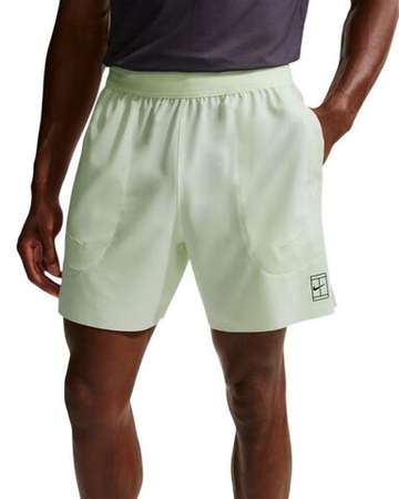 Мужские теннисные шорты Nike Court Advantage Dri-Fit 6in Tennis - volt tint/black