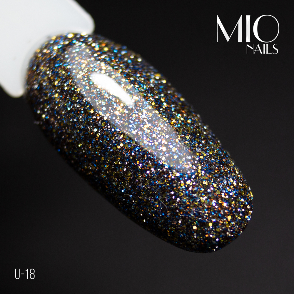 Гель-лак MIO NAILS U-18. Бенгальские огни, 8мл