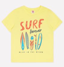 Желтая футболка SURF forever Crockid