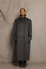 Двубортное пальто