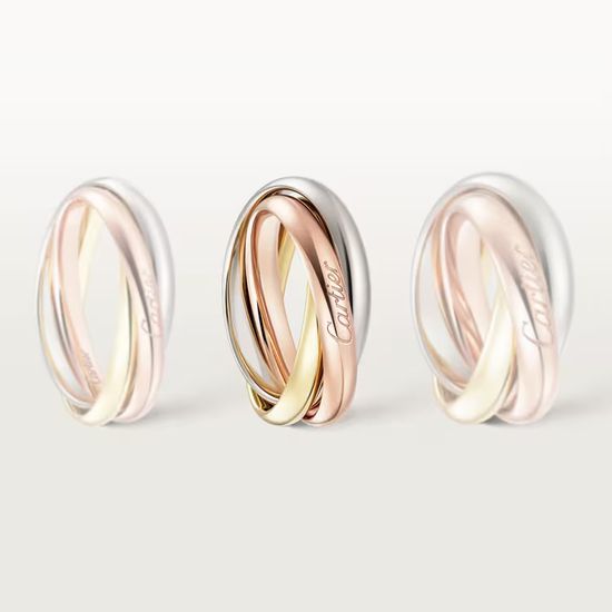 Кольцо Cartier Trinity ring, classic model