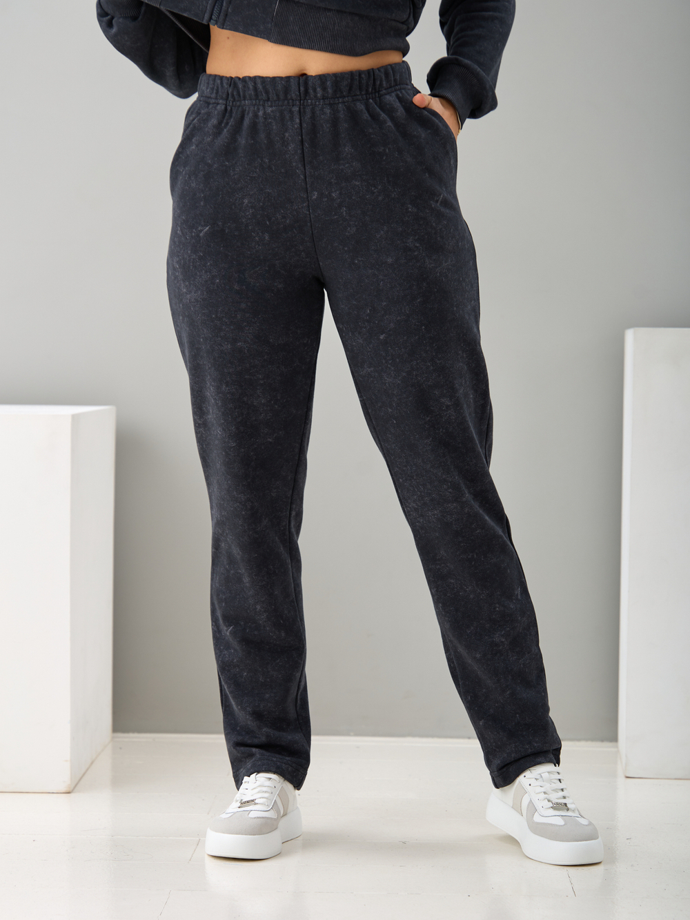 Костюм с брюками КБфп-584/варенка-графит