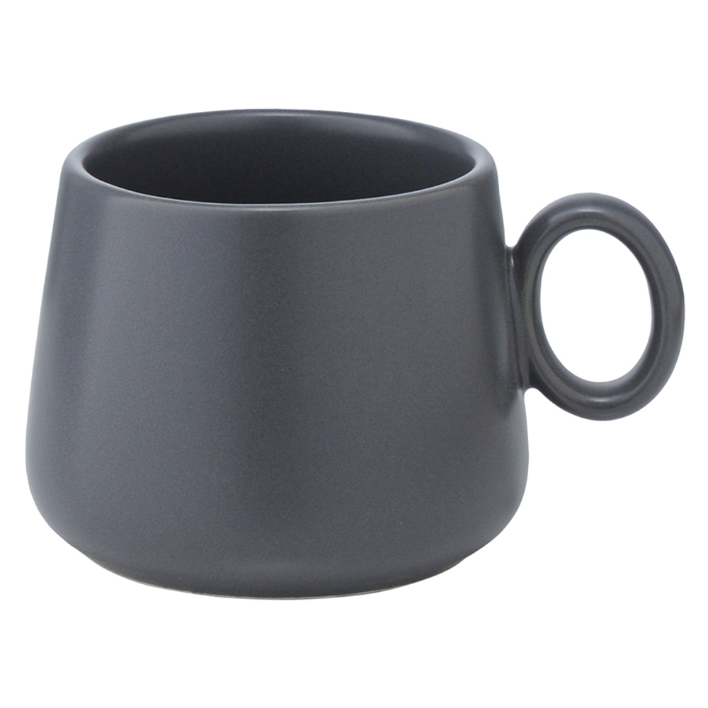 Набор чашек с блюдцами 2шт 120мл Tkano Essential темно-серый