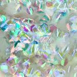 Чешуйки изогнутые прозрачные Хамелеоны 15 - для литья изделий из смолы, творчества, рукоделия, декора, украшения...