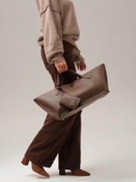 Женская кожаная сумка DBR 31136 коричневый какао