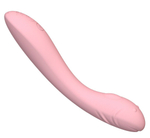 Розовый вибратор для точки G - 20,5 см.