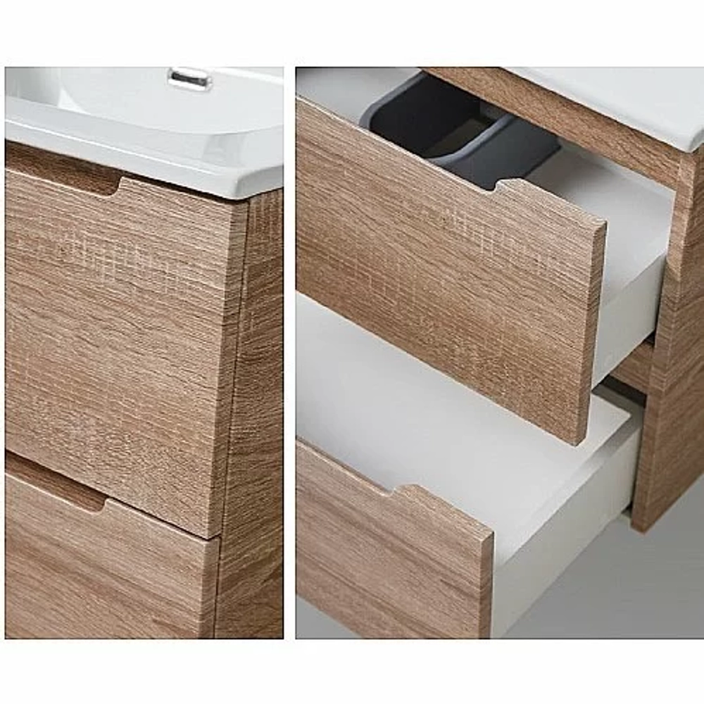 Тумба с раковиной Belbagno ETNA 80 rovere bianco