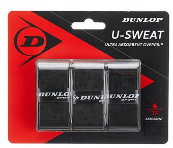 Теннисные намотки Dunlop U-Sweat 3P - черный