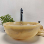 Раковина из оникса Bowl Yellow TinLip BO-61090 40*40*15