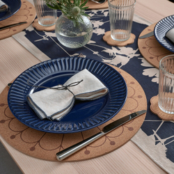 IKEA SVARTVIDE  (ИКЕА СВАРТВИДЕ)  -  Подставка, пробка/узор, 35 см