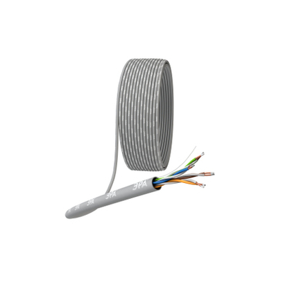 Кабель витая пара ЭРА SIMPLE U/UTP 4x2x24 AWG Cat5e CCA PVC 100 м