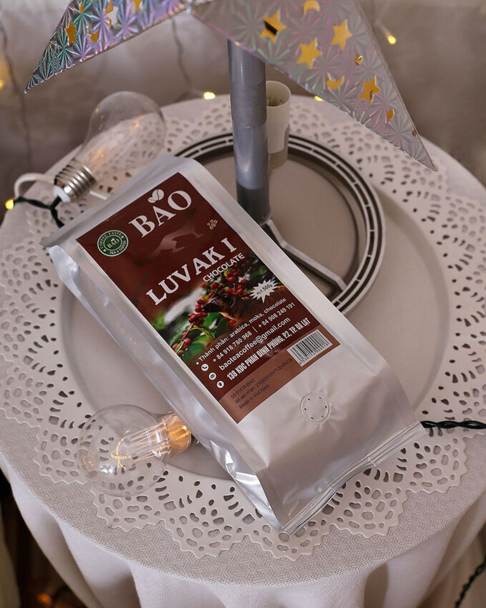 Вьетнамский зерновой кофе BAO - Шоколадный Лювак Ай (Chocolate Luvak I) - 1000 г