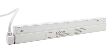 Блок питания 200W 48V 4А устанавливаемый в шинопровод Space Track , L303xW22xH25 мм, белый
